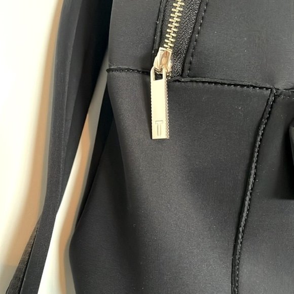 Ted BakerWomens Black Reese Ruffle Detail Zip Backpack main image 6